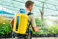 Gloria Akku-Rückensprüher Pro 1200 Li-On, 12 l, Solo - Fassungsvermögen: 12 l - Detailfarbe: Hellblau - Gerätetyp: Akku-Rückensprüher