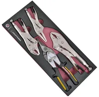 Kraftwerk Gripzange EVA3, 4-teilig - Typ: Gripzange - Länge: 150 mm - 175 mm - 250 mm
