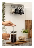 FURBER Kaffeebereiter 0.35 l, Schwarz/Transparent - Materialtyp: Glas - Material: Borosilikatglas - Zubereitungssystem: French Press - Detailfarbe: Transparent - Schwarz - Anzahl Tassen: 3 × - Fassungsvermögen: 0.35 l