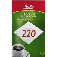 Melitta Filtertüte Pyramiden-Filterpapier 220 100 Stück - Detailfarbe: Weiss - Filtergrösse: Keine Angabe
