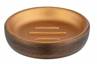 Wenko Seifenschale Palena Bronze - Detailfarbe: Bronze - Detailmaterial: Polyresin - Grundmaterial: Kunststein