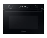 Samsung Einbaubackofen mit Mikrowelle NQ5B4553FBK/U1 Schwarz - Einbaunormen: EU 45 - Funktionen: Air-Fry - Garen - Mikrowelle - Ausstattung: Dampf-Reinigungsprogramm - Timer-Funktion - Uhr / Zeitanzeige - WLAN-Verbindung - Breite: 59.5 cm - Höhe: 45.6 cm 