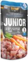 Belcando Nassfutter Finest Selection Junior, 125g - Tierbedürfnis: Appetit anregend - Geschmacksrichtung: Geflügel - Zertifikate: Keine Zertifizierung - Fleischsorte: Huhn - Futtereigenschaft: Getreidefrei - Ohne künstliche Zusätze - Hoher Fleischanteil -