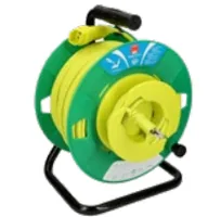 Max Hauri Rasenmäher-Kabelrolle maxREEL 33 m - Schutzklasse: IP20 - Detailfarbe: Hellgrün - Grün - Kinderschutz: Ja - Aussenanwendung: Ja - Steckertyp Ausgang: T13 - Material: Kunststoff