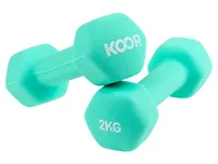 KOOR F00912 dumbbell Fixed-weight dumbbell 2 kg 2 pc(s)