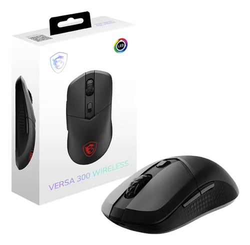MSI VERSA 300 mouse Gaming Right-hand RF Wireless + Bluetooth + USB Type-C Optical 8000 DPI