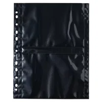 HERMA Fotosichthüllen 130 x 180 mm quer schwarz 10 Hüllen