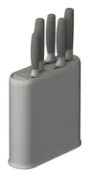 BergHOFF Messerblock-Set mit Messer Leo Balance Grau/Grün - Detailfarbe: Grün - Grau - Set: Ja - Bürsteneinsatz: Keine Angaben - Material: Kunststoff