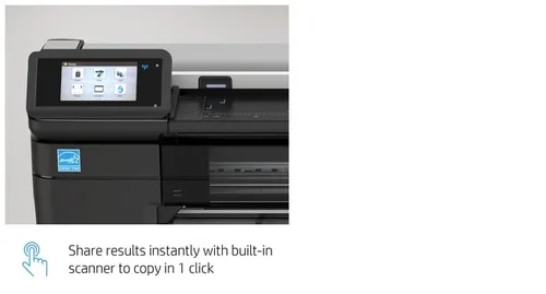 HP Designjet T830 24-in Multifunction Printer Großformatdrucker WLAN Tintenstrahl Farbe 2400 x 1200 DPI 610 x 1897 mm Ethernet/LAN