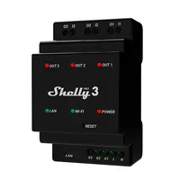 Shelly Relais Pro 3 WLAN LAN 3x 16A 3 Kanäle 3 Phasen Max. 48A BT DIN-Rail