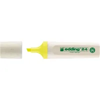 edding Textmarker 24 EcoLine Gelb - Set: Nein - Verpackungseinheit: 1 Stück - Eigenschaft-Stift: Umweltfreundlich - Lichtbeständig - Marker-Art: Leuchtmarker