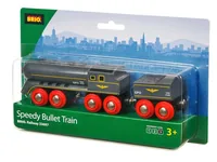 BRIO Eisenbahn Schwarzer Kugelblitz - Kategorie: Eisenbahnwagen & Lokomotiven - Altersempfehlung ab: 3 Jahren - Material: Kunststoff - Holz - Eigenschaften: Keine Eigenschaft - Zertifikate: FSC