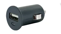 Schwaiger 12V Ladeadapter 1x USB 2.4A schwarz