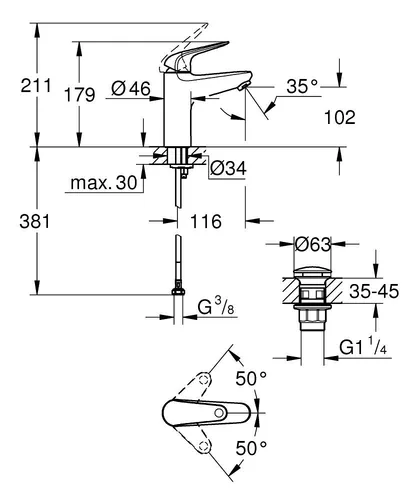 GROHE Swift Chrome