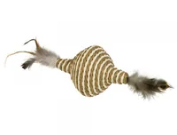 Nobby Katzen-Spielzeug Kreisel mit Rassel und Federn, 11 cm - Produkttyp: Jagdspiel - Eigenschaften: Keine spezielle Eigenschaft - Tierart: Katze