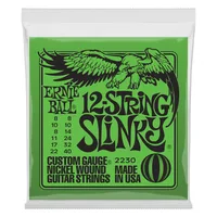 Ernie Ball Gitarrensaiten 2230 Slinky Nickel – 12-String 08-40 - Packungsgrösse: Satz - Zu Instrument: E-Gitarre - Saitenanzahl: 12-Saiter