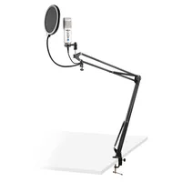 Vonyx Kondensatormikrofon CMS320S - Typ: Einzelmikrofon - Bauweise: Desktop - Anwendungsbereich: Gesang & Sprache - Voice-Chat / Gaming - Wandlerprinzip: Kondensator - Richtcharakteristik: Niere - Umschaltbare Richtcharakteristik: Nein