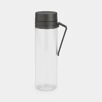 Brabantia Trinkflasche Make & Take 500 ml, Dunkelgrau - Material: Kunststoff - Eigenschaften: Keine Eigenschaft - Zertifikate: Keine Zertifizierung - Spülmaschinenfest: Ja - Volumen: 500 ml - Farbe: Dunkelgrau