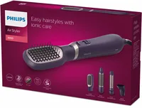 Philips 3000 series BHA313/00 Haarstyling-Gerät Heißluftbürste Warm Schwarz 800 W 1,8 m