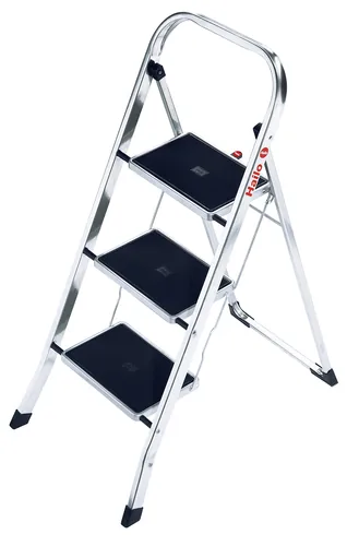Hailo Trittleiter K70 Standard Line 3 Stufen - Höhe: 69 cm - Belastbarkeit: 150 kg - Produkttyp: Stehleiter - Anzahl Stufen: 3 ×