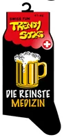 Trendcompany Socken Bier Medizin 41-46 - Anlass: Freundschaft - Fun - Geburtstag - Weihnachten - Empfänger Geschenke: Für Frauen - Für Männer - Produkttyp Geschenke: Socken