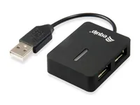 Equip 4-Port USB-A2.0-Hub->4xUSB-A 2.0 Reiseversion 480Mbps