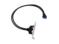 CONCEPTRONIC Slotblech 1920-Pin->2xUSB-A3.0 BuSt schwarz