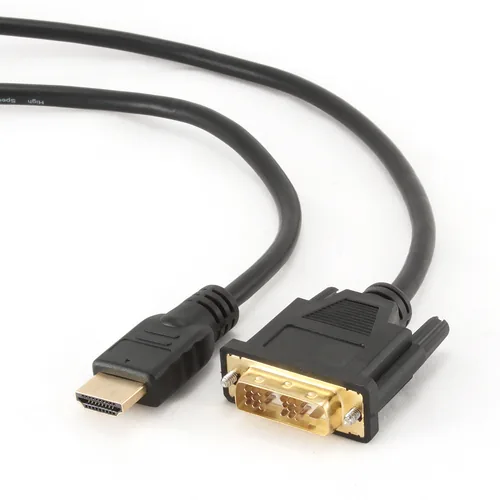 Gembird 1.8m, HDMI/DVI, M/M DVI-D Black
