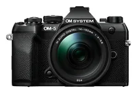 OM-System Fotokamera OM-5 II M.Zuiko Digital ED 12-45mm Kit Schwarz - Bildsensortyp: Live-MOS - Widerstandsfähigkeit: IP53 - Speicherkartentyp: SD - SDHC UHS-I - SDHC UHS-II - SDXC UHS-I - SDXC UHS-II - Detailfarbe: Schwarz - GPS: Nein - Bildsensor Auflös