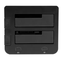StarTech.com Dual-Bay USB 3.0 to SATA and IDE Hard Drive Docking Station, USB Hard Drive Dock, External 2.53.5 SATA III and IDE (40 pin)