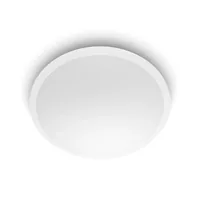 Philips Deckenleuchte Cavanal, 18 W, 1500 lm, 2700 K, Weiss - Leuchten Kategorie: Deckenleuchte - Betriebsart: Netzbetrieb - Lampensockel: LED fest verbaut - Farbtemperatur Kelvin: 2700 K - Dimmbar: dimmbar - Farbwiedergabeindex CRI: 80