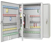 WEDO Schlüsselkasten mit Schlüsselöffnung, 200 Schlüssel - Produkttyp: Schlüsselschrank - Widerstandsfähigkeit: Keine Angabe - Detailfarbe: Grau
