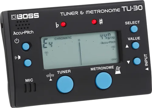 BOSS TU-30 metronome 30 - 250 bpm Digital metronome Black