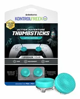 KontrolFreek Performance Thumbsticks ? Lotus Edition (türkis/schwarz, 2 Stück, für Playstation 5/4 Controller)