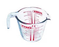 Pyrex Messbecher 0.5 L, 16 x 12 x 12 cm - Produkttyp: Messbecher - Materialtyp: Glas - Material: Glas - Detailfarbe: Transparent - Set: Nein - Verpackungseinheit: 1 Stück