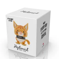 Hoptimist Aufsteller Tabby XS - Produkttyp: Aufsteller - Motiv: Katze - Detailfarbe: Orange - Detailmaterial: Acrylnitril-Butadien-Styrol (ABS) - Stahl - Grundmaterial: Kunststoff - Metall
