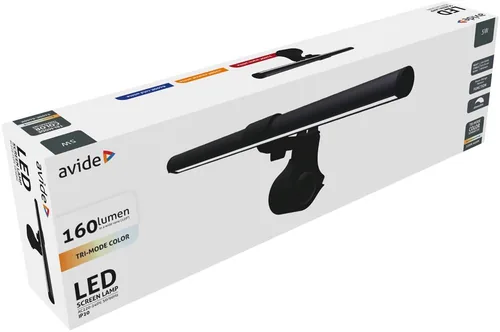 Avide LED Monitor Leuchte mit Klemmbefestigung 160lm USB 5W