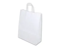 ELCO Geschenktasche 32 x 13 x 41, 50 Stück, Weiss - Material: Papier - Verpackungseinheit: 50 Stück - Motiv: Blanko - Detailfarbe: Weiss - Verpackungsart: Geschenktasche