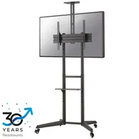 NEOMOUNTS TV-Trolley FL50-550BL1 bis 50 kg – Schwarz - Eigenschaften: Neigbar - Höhenverstellbar - Höhenverstellbar: Ja - Detailfarbe: Schwarz - VESA Norm: 600x400 mm - 400x300 mm - 400x200 mm - 200x200 mm - 300x300 mm - 100x100 mm - 300x200 mm - 400x400 