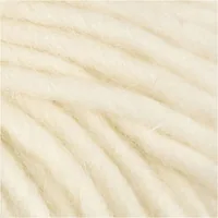 Creativ Company Wolle Oeko-Tex 50 g, Crème - Packungsgrösse: 1 Stück - Länge: 50 m - Material: Wolle - Detailfarbe: Crème - Waschbar bei: 40 °C - Nadelstärke: 7 mm - 8 mm