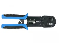 Delock Werkzeugset RJ45 Crimp&Cut  Werkzeugset - Montageart: Hirose Zange RJ45 (Litze) - Crimpzange RJ12 (Litze) - Für Stecker: RJ45 (8 Pol) 8P2C - 8P4C - 8P6C - 8P8C - RJ12 (6 Pol) 6P6C