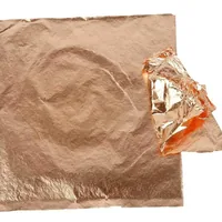 Creativ Company Folie Blattmetall, Kupfer - Geeignet für Drucker: Nein - Detailfarbe: Kupfer - Aussenanwendung: Nein - Selbstklebend: Nein - Folien Effekt: Metallic - Glänzend - Folientyp: Bastelfolie