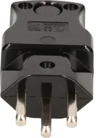 Max Hauri Stecker T23 - Schwarz - Detailfarbe: Schwarz - Stromanschluss Seite A: T23 - Schalter: Nein - Stromanschluss Seite B: Schraubklemme - Typ: Montagestecker