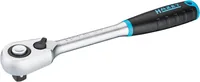 HiPer Feinzahn-Umschaltknarre 916HPS, 1/2"" (schwarz/blau, Betätigungswinkel 4°, Sicherheitsverriegelung)