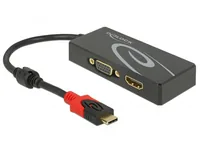 DeLOCK 87730 USB graphics adapter 3840 x 2160 pixels Black
