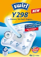 Swirl Staubfilterbeutel Y 298 EcoPor 4 Stück - Verpackungseinheit: 4 Stück