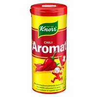 Knorr Gewürz Aromat Chili Streuwürze 90 g - Produkttyp: Gewürzmischungen - Ernährungsweise: Vegetarisch - Vegan - Produktionsland: Schweiz - Zertifikate: Keine Zertifizierung - Packungsgrösse: 90 g - Fairtrade: Nein