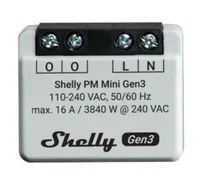 Shelly PM Mini Gen3 Smart switch 1P Grey