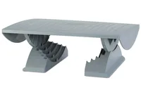 Maul Fussstütze Ergonomisch funktionell - Detailfarbe: Silber - Höhenverstellbar: Ja