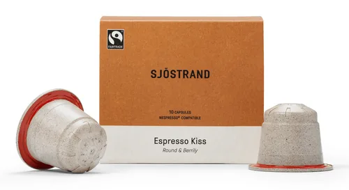 Sjöstrand Kaffeekapseln Espresso Kiss 10 Stück - Entkoffeiniert: Nein - Produktionsland: Honduras - Peru - Packungsgrösse: 10 Stück - Geschmacksrichtung: Keine - Getränkeart: Espresso - Kaffeeart: Nespresso Kapseln